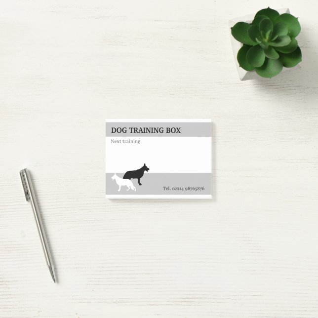 Post-it® Rendez-vous avec un chien berger Notes (Bureau)