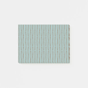 Post-it® Répétition géométrique bleu pâle