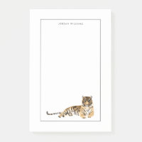 Repose du tigre d'aquarelle