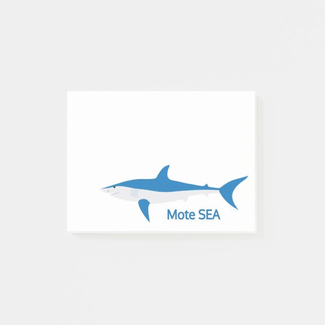 Post-it® Requin 4 x 3 Post-it-Notes (Devant)