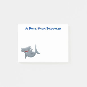 Post-it® Requin marteau mignon dessin animé drôle