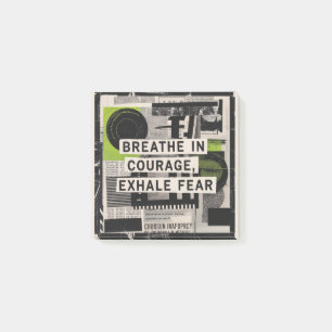 Post-it® Respirez dans le courage, expirez la peur