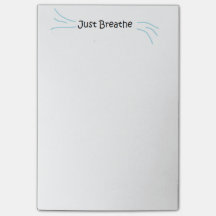 "Respirez juste" les notes de post-it