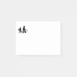 Post-it® Retour à l'école - Enfants marchant en silhouette