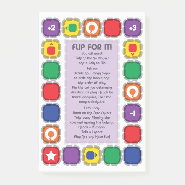 Post-it® Retourner Pour Le Jeu De Bureau Informatique (Devant)