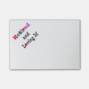 Post-it® Retraité et aimé...La Bonne Vie