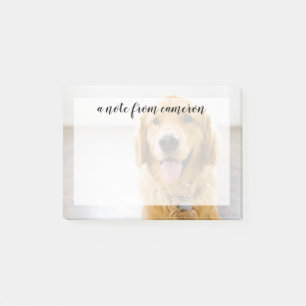 Post-it® Retriever d'or souriant