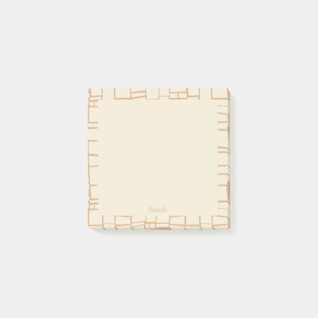 Post-it® Rétro geometric pattern (Devant)