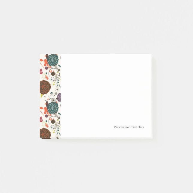 Post-it® Rétro motif floral 2 2 (Devant)