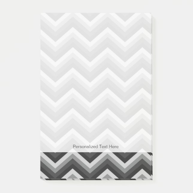 Post-it® Rétro zigzag Chevron de motif (Devant)