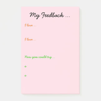 Post-it® Rétroaction de professeur ou d'étudiant