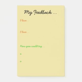 Post-it® Rétroaction de professeur ou d'étudiant