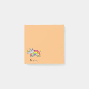 Post-it® Rhinbow Rhino Notes de couleur Orange