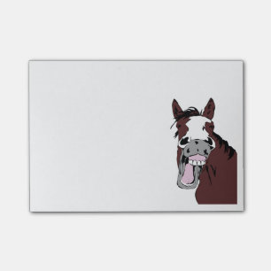 Post-it® Rire Horse Amusant Art équestre