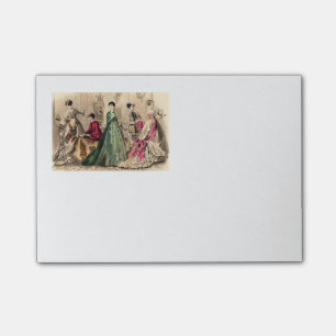 Post-it® Robe victorienne avec l'arc rose