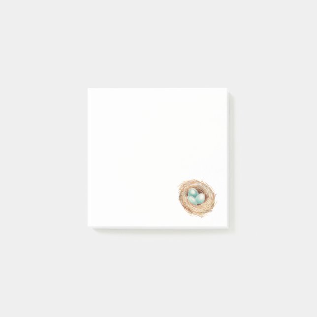 Post-it® Robins Egg Nest Post it Notes Bureau Cuisine (Devant)