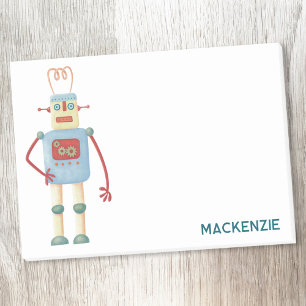 Post-it® Robot rétro amusant Personnalisé