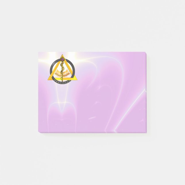 Post-it® RODE DU SYMBOLE DENTISTE ASCLEPIUS, lilas (Devant)
