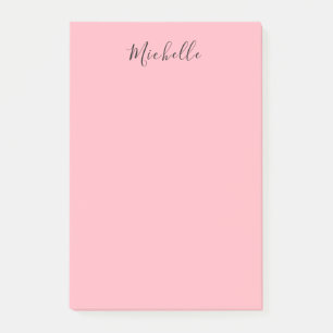 Post-it® Rose Clair Professionnel Écriture Manuscrite Class