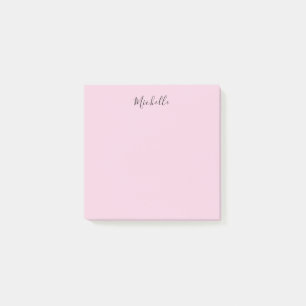 Post-it® Rose Clair Professionnel Écriture Manuscrite Class