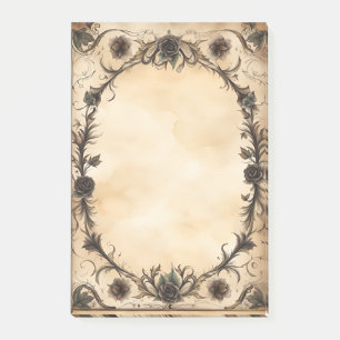 Post-it® Rose gothique Antique Frame Ovale