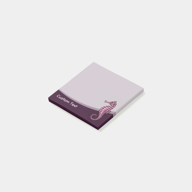 Post-it® Rose hippocampe (Incliné)