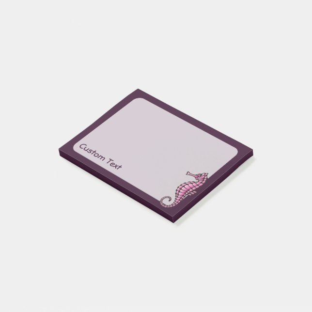 Post-it® Rose hippocampe (Incliné)