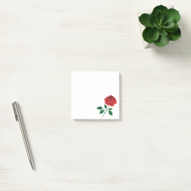 Post-it® Rose rouge (Bureau)