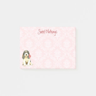 Post-it® Rose Valentin Petit Basset Griffon Vendeen