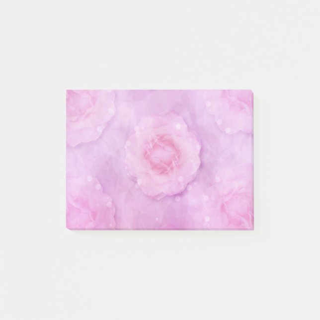 Post-it® Roses aquarelle (Devant)