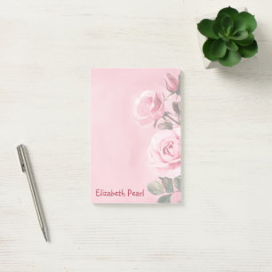 Post-it® Roses Roses PERSONNALISÉE Liste de courses à faire