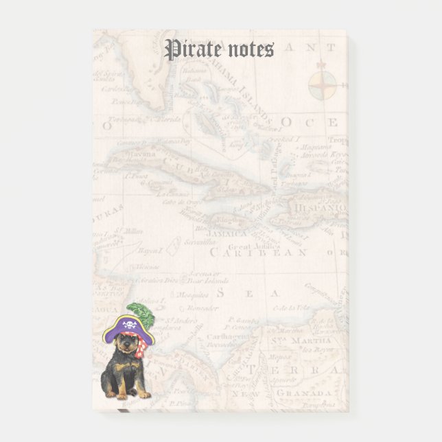Post-it® Rottweiler Pirate (Devant)