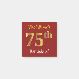 Post-it® Rouge, anniversaire d'or de Faux