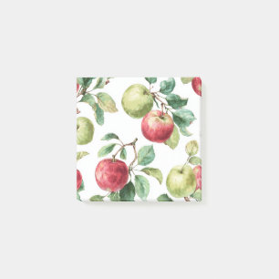Post-it® Rouge vert pomme Motif Aquarelle Russe