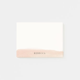 Post-it® Rougissent la course de brosse d'aquarelle de