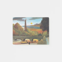 Rousseau Seine et Tour Eiffel au coucher du soleil