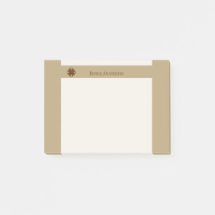Post-it® Ruban Brown de trèfle par Kenneth Yoncich