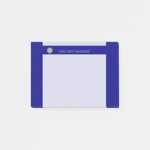 Post-it® Ruban de fleurs grises par Kenneth Yoncich