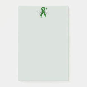 Post-it® Ruban de sensibilisation au vert avec papillon