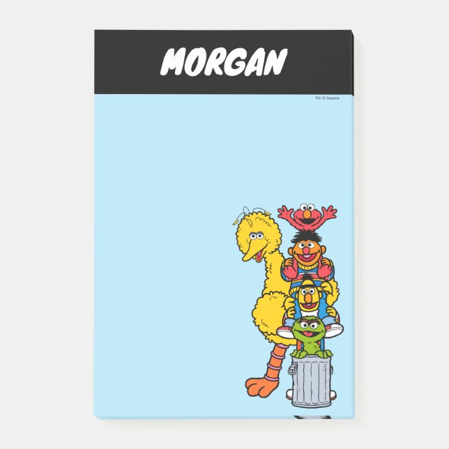 Post-it® Rue Sésame | Ajoutez votre nom (Devant)