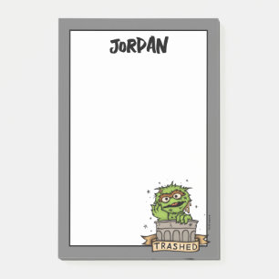 Post-it® Rue Sésame Oscar the Grouch Trashed
