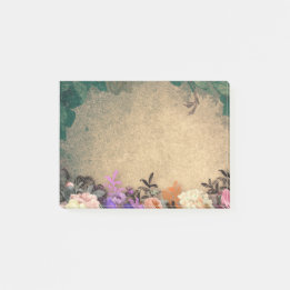 Post-it® Rustic chic, french country, floral pattern,trendy