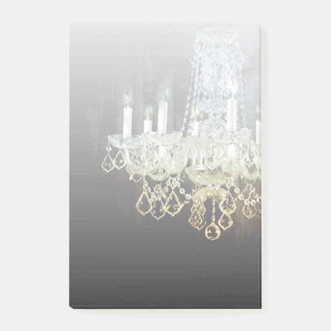 Post-it® Rustic Chic Occident pays lustre en bois de grange (Devant)