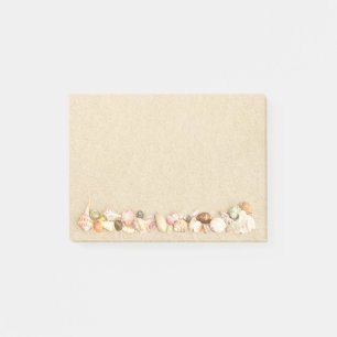 Post-it® Sable de plage avec rangée de coquillages