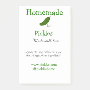 Post-it® Sachets maison faits avec amour ajouter texte site