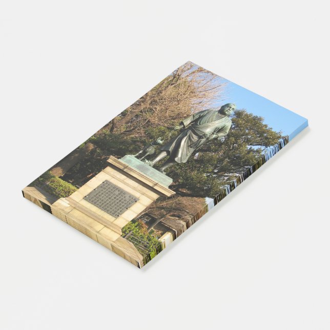 Post-it® Saigo Takamori (Le Dernier Samurai) & Statue du Ch (Incliné)