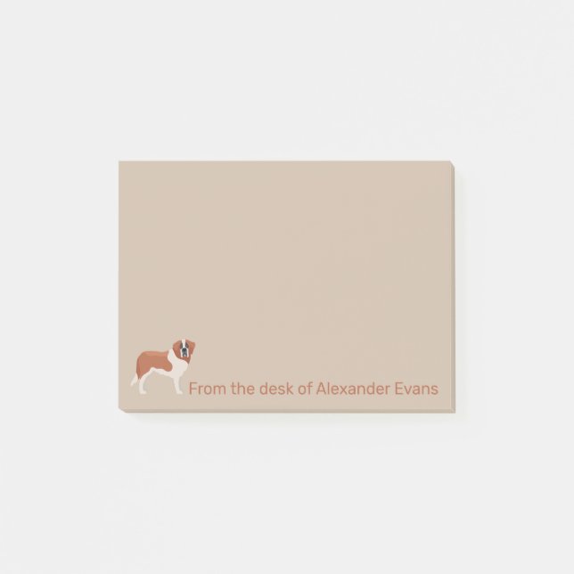 Post-it® Saint Bernard Personnaliser (Devant)