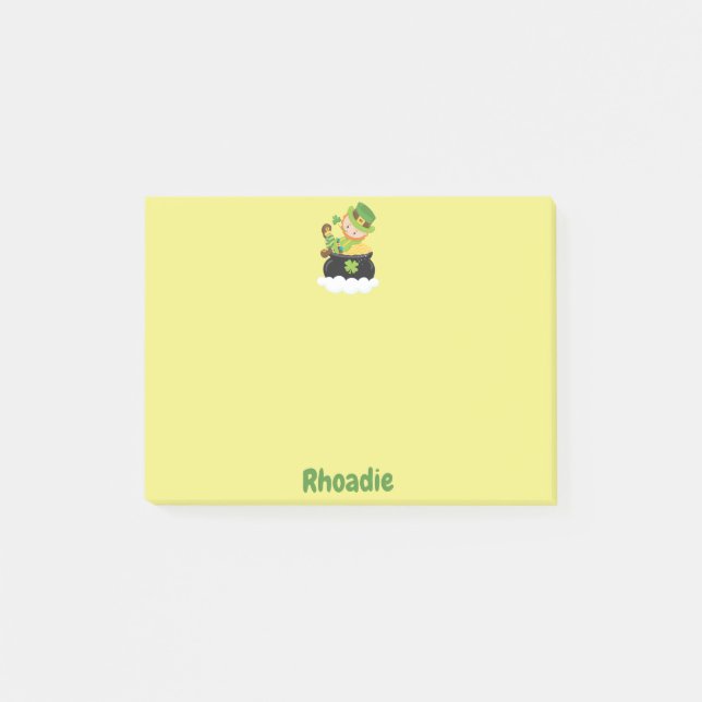 Post-it® Saint-Pat's Day Leprechaun (Devant)