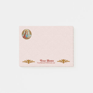 Post-it® Sainte Cécile de Rome (BK 003) 4"x3"