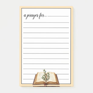 Post-it® Salle de prière Biblique et verdure de guerre